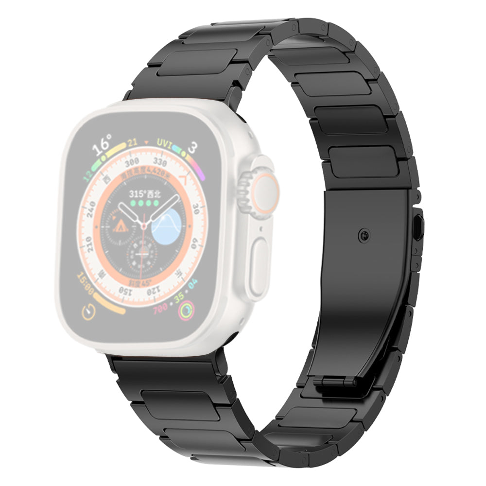 For Apple Watch Series 9 8 7 41mm Series 6 5 4 SE SE (2022) SE (2023) 40mm Series 3 2 1 38mm Flat Buckle Titanium Alloy Watch Strap For Apple Watch Series 9 8 7 41mm Series 6 5 4 SE SE (2022) SE (2023) 40mm Series 3 2 1 38mm Flat Buckle Titanium Alloy Watch Strap